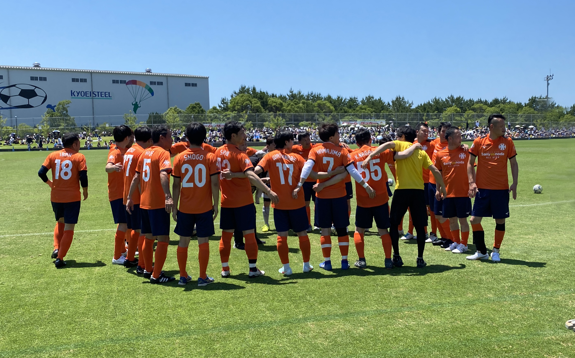 試合当日の様子